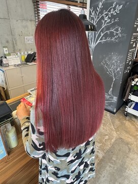 アンドライフ 市原店(AND LIFE) 【ブリーチなしでつくる赤】