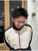 ダークアッシュ/ニュアンスパーマ/韓国マッシュ/スペインカール
