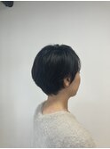 ショート/黒髪/ボブルフ/ワンレン/似合わせカット/小顔/茅ヶ崎