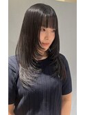 ロングレイヤー/ハッシュカット/ざくざくレイヤー