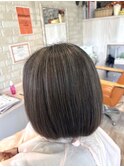 白髪ぼかしハイライト