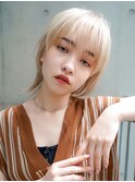 【GEEKS渋谷】透明感/シースルー/ベージュ/ブリーチ/透明感/夏感