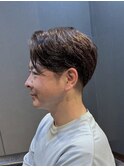 ビジネスツーブロックショート 白髪染めナチュラルブラック