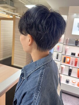 キャパジャストヘアー(CAPA just hair) ツーブロックハンサムショートマッシュショートパーマ