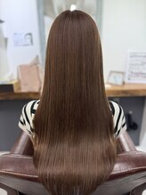 Throneのこだわり.8【艶々パールブラウン】［髪質改善/縮毛矯正/酸性ストレート］