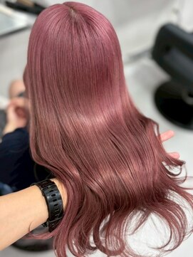 ベレーザシェルト(Beleza scelto) 15460ブリーチ＆ダブルカラーベビーピンクホワイトピンク