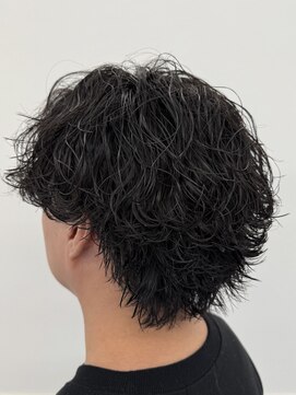 ビカムメンズヘアー 栄店(become men's hair) 大人男髪/波巻きウルフパーマ/名古屋栄