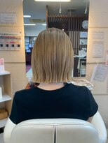 美容室 ルーフトップ(Roof top)&nbsp;髪質改善白髪ぼかしハイライトカラー前髪カットベージュカラー