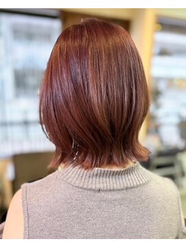 ベルヘアー あびこ店(Belle hair) チェリーブラウン