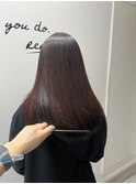 ツヤツヤ暖色カラー