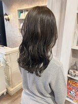 キャアリー(Caary)&nbsp;福山美容室caary髪質改善デジタルパーマオリーブブラウン30代