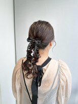 ガリカ 博多(Gallica) <入佐/ヘアセット>盛れる立体感のある編み下ろしヘアセット