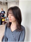 顔周りレイヤー/ダブルカラー/髪質改善ケアブリーチ万代新潟駅◆