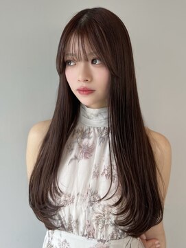 ソラ 広尾店(SORA) ロングレイヤー/ローレイヤー/顔周りカット