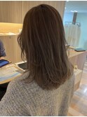 セミディ/極細ハイライト/ベージュ/20代30代40代