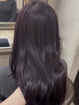 ヘアーアンドメイク シークタチカワ 立川店(Hair&Make Seek) 【澤飯】上品さも可愛さも◎ワンカラーでできる艶ラベンダー