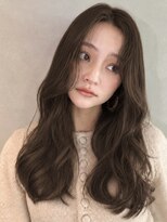 パーク(PARK)&nbsp;【PARK】ニュアンスウェーブ×オリーブベージュ