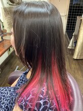 サロン ド アイ ソレイユ(Salon de i Soleil) インナーブリーチ&カラーのレイヤースタイル