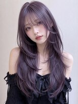 ベル 新宿(Belle)&nbsp;10代20代ラベンダーカラーピンクラベンダーハイトーン髪質改善