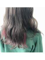 テクライズ 豊橋店(TECHRISE)&nbsp;グレーアッシュ×ピンクインナーカラー