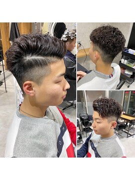 クリーム 大宮(CREAM) 前下がりハードパーマ