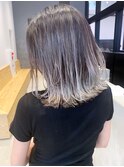 ハイグラグレー_スリークボブ厚めバングローライト_ba286821