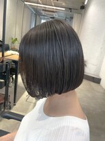 ピボット 北千住(PIVOT)&nbsp;大人可愛い20代30代40代黒髪前下がりショートボブ丸みショート