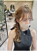 編みおろしアレンジ