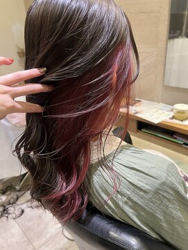 シェル 国分寺(shell) インナーカラー/ピンクカラー/ペールピンク/ピンクバイオレット