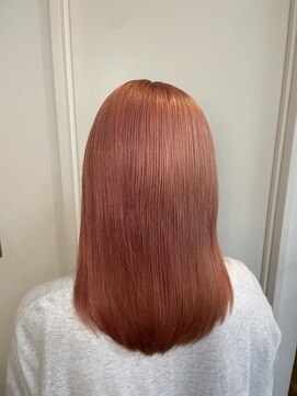 シェノン バイ アランスミシー 表参道(CHAINON by Alan smithee) ピンクベージュ/サーモンピンク艶カラー