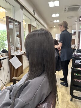 アローズ 玉名店(arose) 髪質改善トリートメント×シルバーシースルーバング