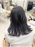 透明感ラベンダーグレージュ、ナチュラルスタイル