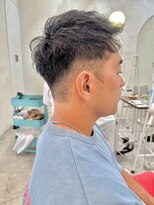 ロミーオム 本厚木(ROMMY. Homme) 刈り上げ短髪アップバングショート好印象ビジネスメンズヘア