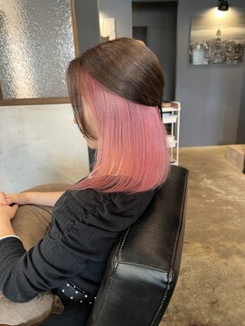 ソル ヘアー デザイン(SOL HAIR DESIGN) インナーピンク
