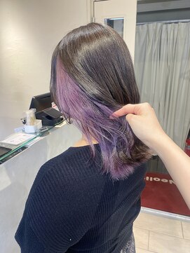 テトラ バイ ネオリーブ 横浜西口店(tetra by neolive) ＊ラベンダーインナーカラー＊[横浜/横浜駅]