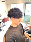 マッシュショート束感ツイストスパイラルモテ髪ツーブロック流行