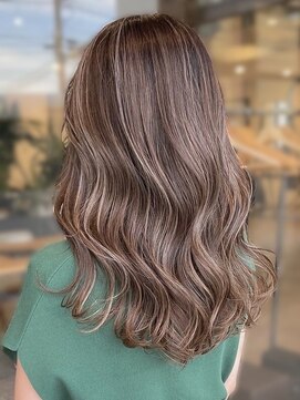 アース 三木店(HAIR & MAKE EARTH) 30代40代ハイライトバレイヤージュ透明感外国人風カラー