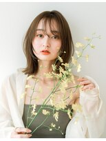 レリーボンズ 夙川(Rely Bonds)&nbsp;オリーブベージュ+切りっぱなしボブ【夙川/苦楽園/西宮】