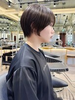 ロンド エメ 柏(Lond aimer)&nbsp;イメチェン外ハネボブ美髪ワイドバングレイヤーショート/柏