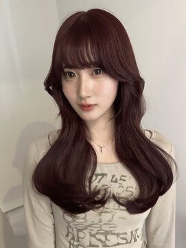 イェッカ(YECCA) ブリーチなしダブルカラー　ボルドー