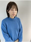 ショートボブハイライトレイヤーカットヘアセット髪質改善天文館