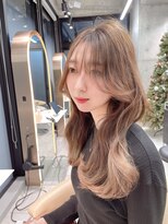 ロンドメリア 天神大名店(Lond Melia) イメチェンヘアスタイル美髪のススメワイドバングブルーブラック