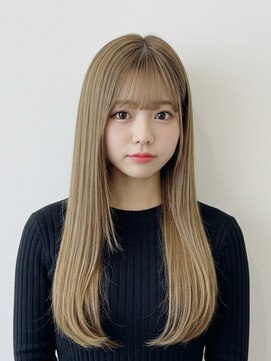 ソードリーフ 久宝寺店(swordlief) 艶感ロング×ハニーベージュ