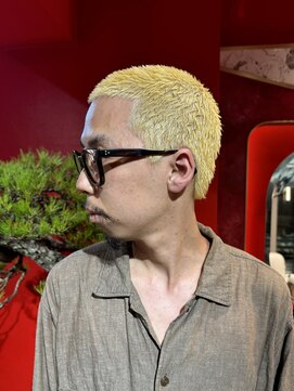 メリケンバーバーショップ トーキョー(MERICAN BARBERSHOP TYO) スパイキーショート/スペインカール/アップバング【嶋壽】278