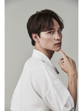 ロンドオム 池袋(Lond Homme) men's/メンズ/ブルーブラック/フェザーパーマ/サーフカール/池袋