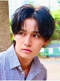 シャドウパーマ/曲がる縮毛矯正/ニュアンスパーマ/men's/眉毛