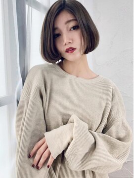 内巻きボブスタイル