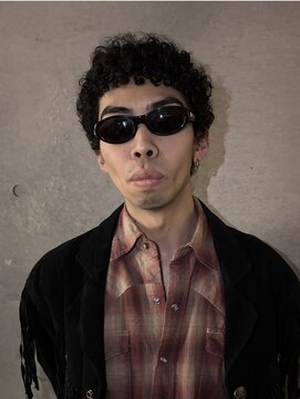 ハードカーリー風パーマ