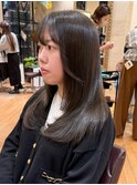 ◎オリーブカラー/レイヤーカット/つや髪/モテ髪/ブリーチなし