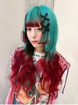 ヌル 原宿店(Null) オーダーメイド/ケアブリーチカラー/セクションカラー/姫ウルフ
